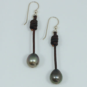 Tahitian Pearl Drop Earring -- Sea Lustre Jewelry - 2