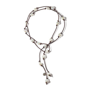 Weekender Necklace in Baroque Pearls -- Sea Lustre Jewelry - 3