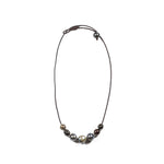 Seven Tahitian Pearl Slide Necklace -- Sea Lustre Jewelry - 1