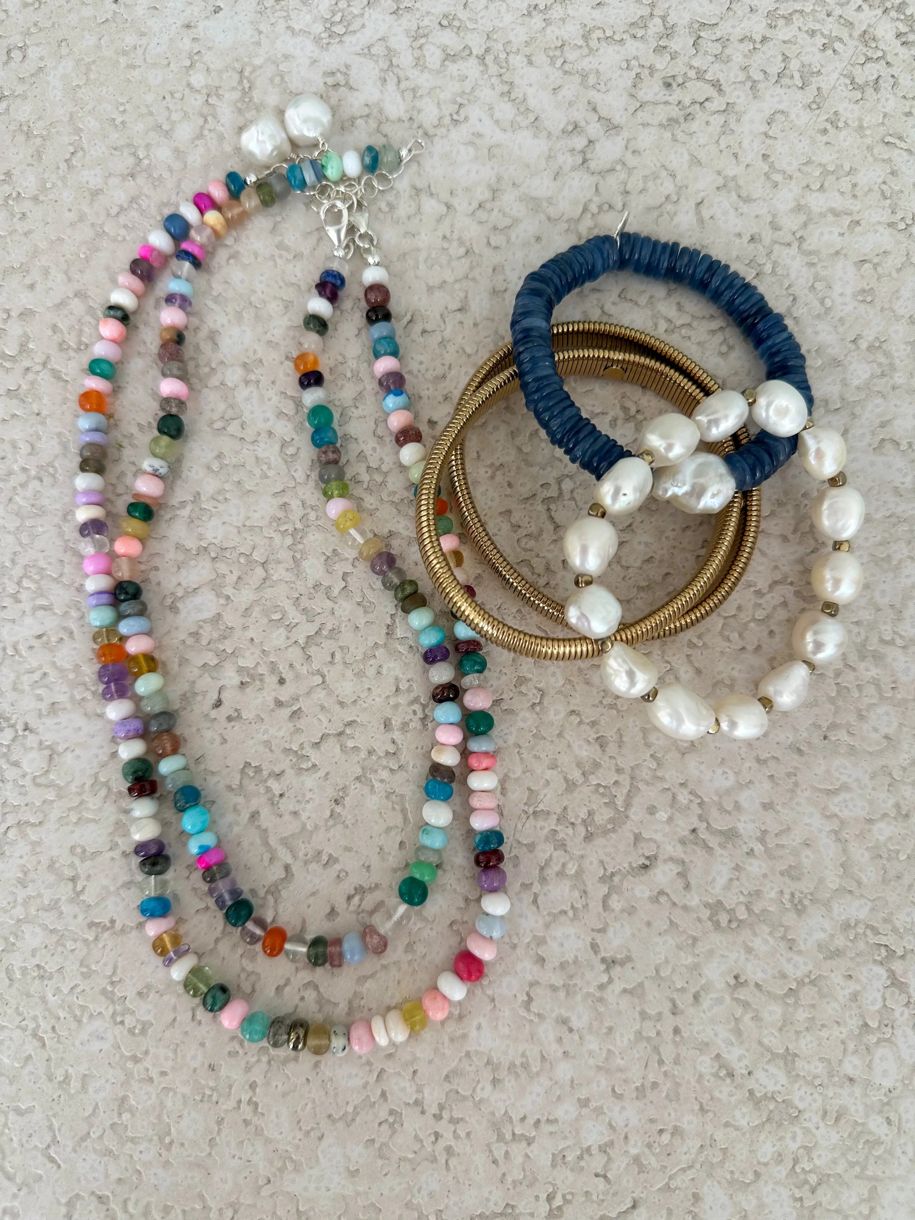 Rainbow Opal Necklace - Sea Lustre | Sea Lustre Jewelry