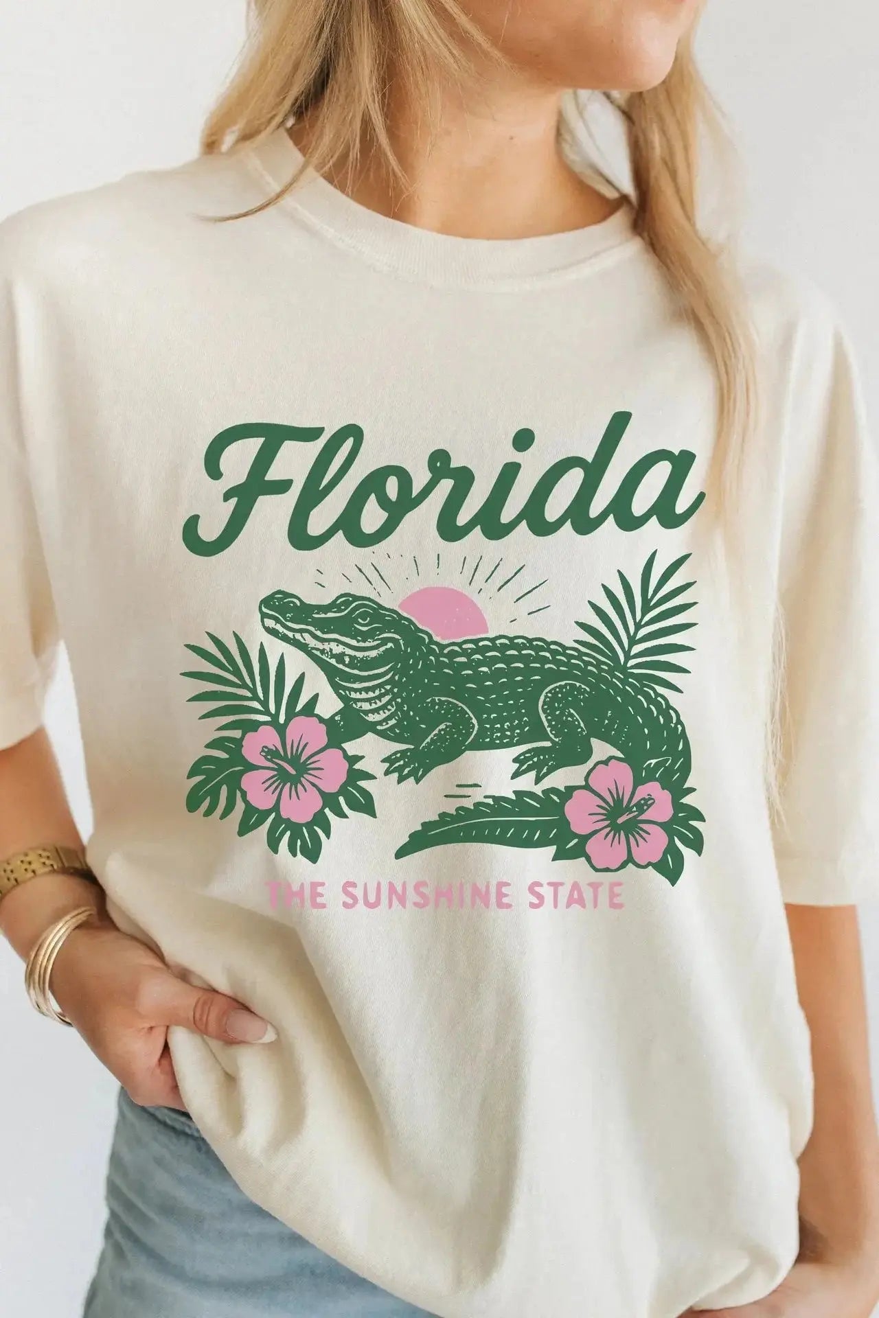 Florida The Sunshine State Tee Willow Poppy