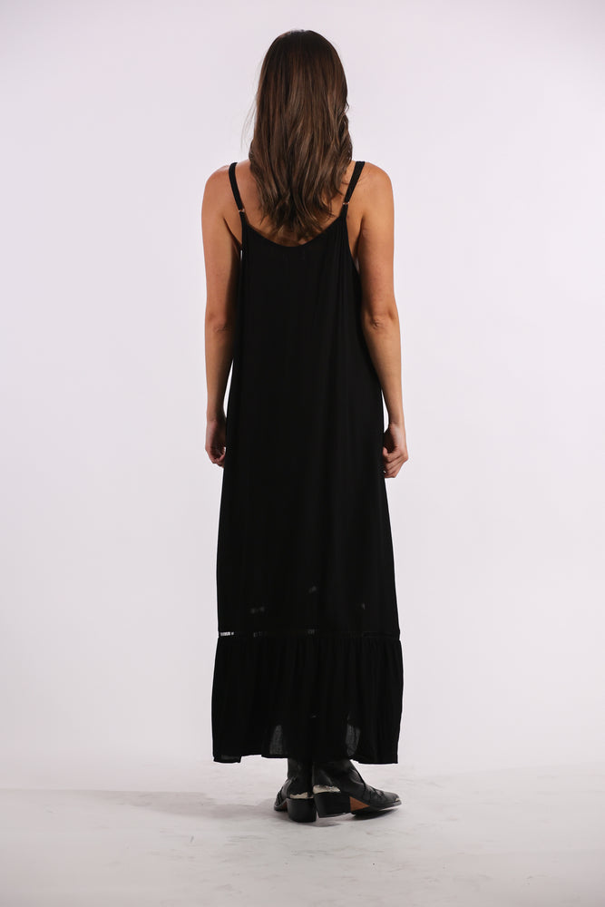 
            
                Load image into Gallery viewer, Day Tripper Slip Dress in Onyx
            
        