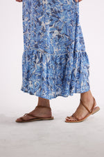 Day Tripper Slip Dress in Blue Grass