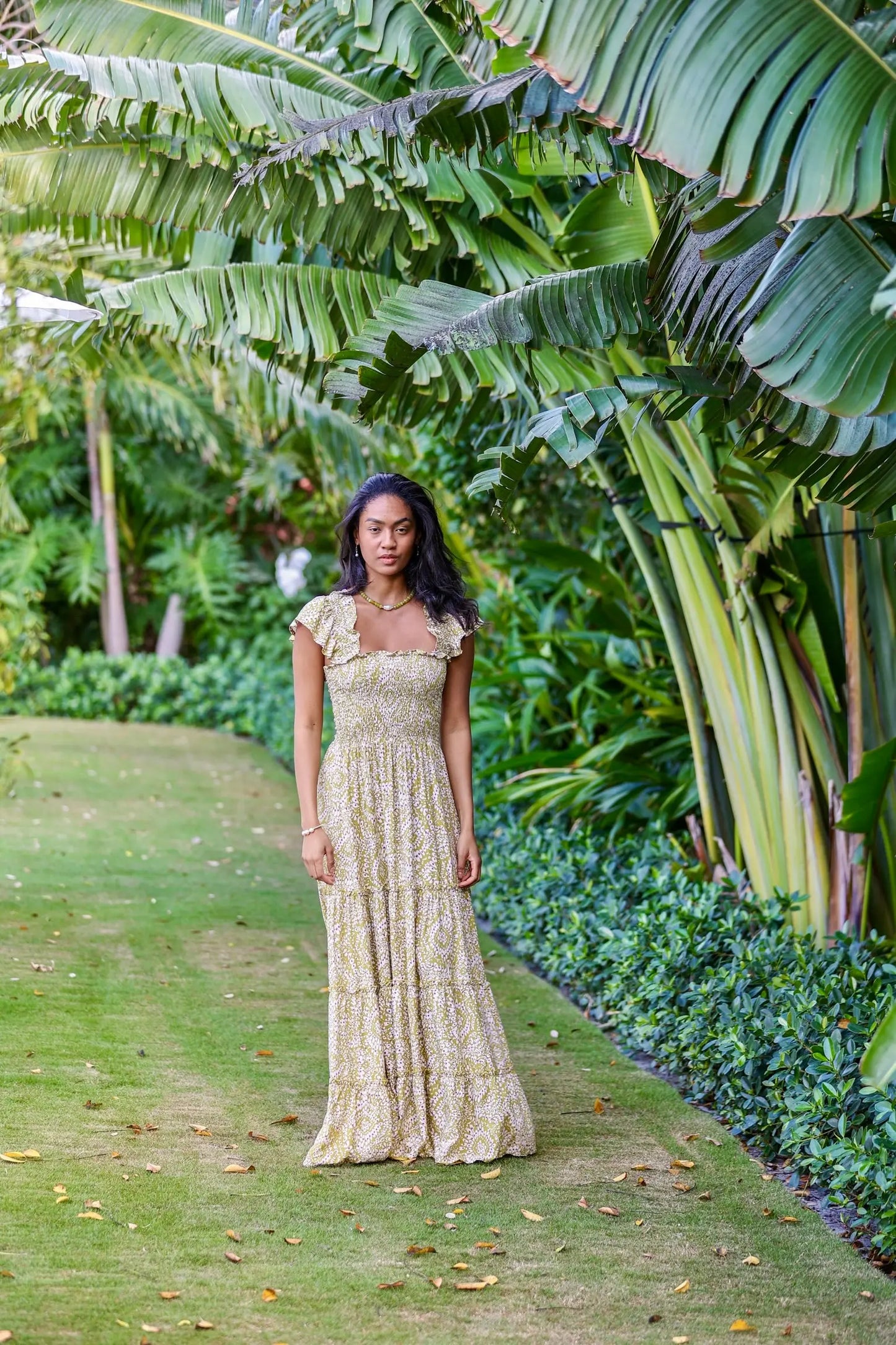 West Maxi Dress in Sweet Grass M/L West Maxi Dress in Sweet Grass M/L