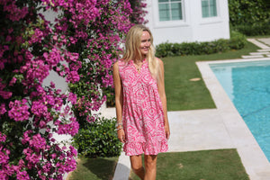 Poppy Dress in Hibiscus