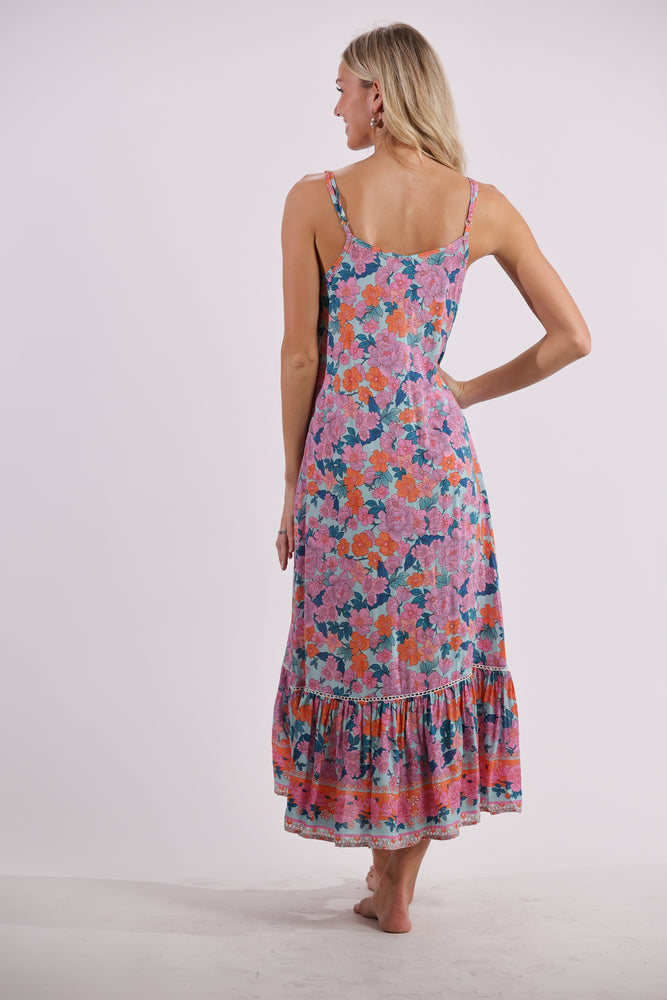 
            
                Load image into Gallery viewer, Day Tripper Slip Dress in Tropics
            
        