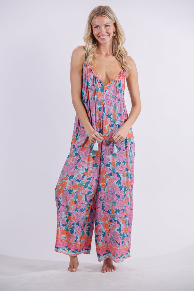 
            
                Load image into Gallery viewer, Willa Jumpsuit in Tropics
            
        