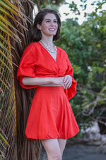 Bubble Mini Skirt in Cajun