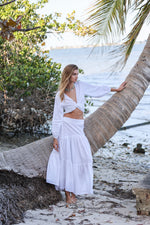 Payson Maxi Skirt in White