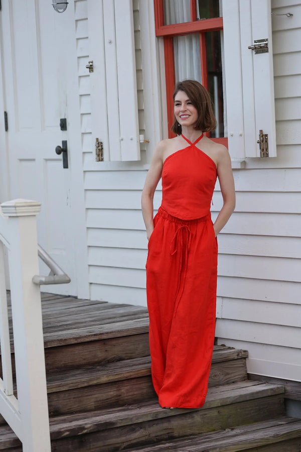 Triangle Top in Cajun Sea Lustre Clothing
