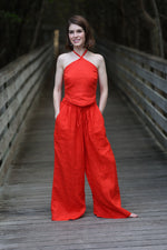 All Day Linen Pant in Cajun