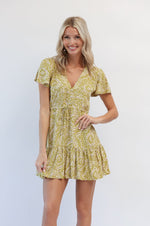 Capetown Mini Dress in Sweet Grass