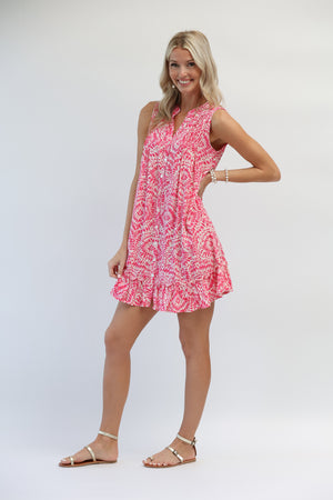 Poppy Dress in Hibiscus