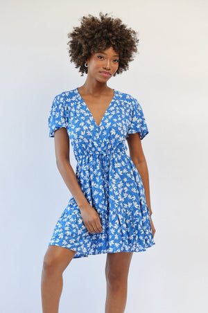 Capetown Mini Dress in Clematis