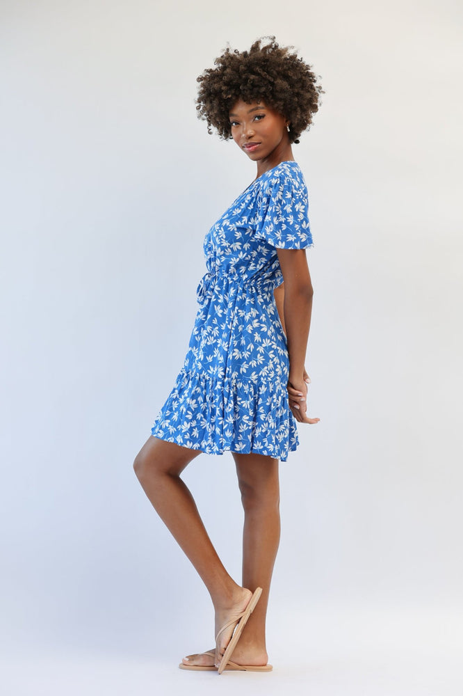 Capetown Mini Dress in Clematis