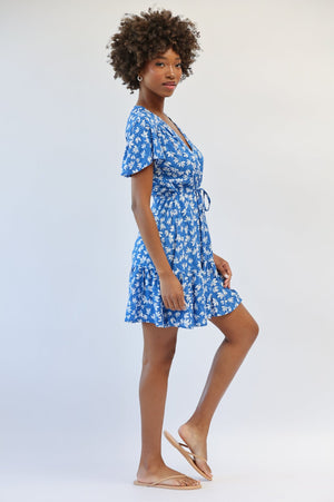 Capetown Mini Dress in Clematis