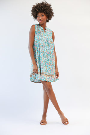 Poppy Dress in Seafoam