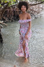 Soleil Maxi Dress in Plumeria