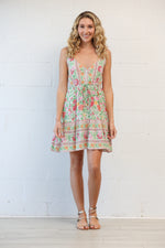 Lorelei Mini Dress in Blanca Rosa