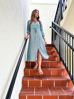 Ivy Maxi Dress in Biscayne