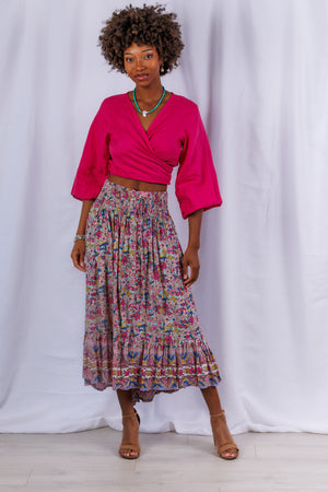 Drifter Skirt in Plumeria