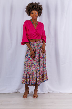 Drifter Skirt in Plumeria