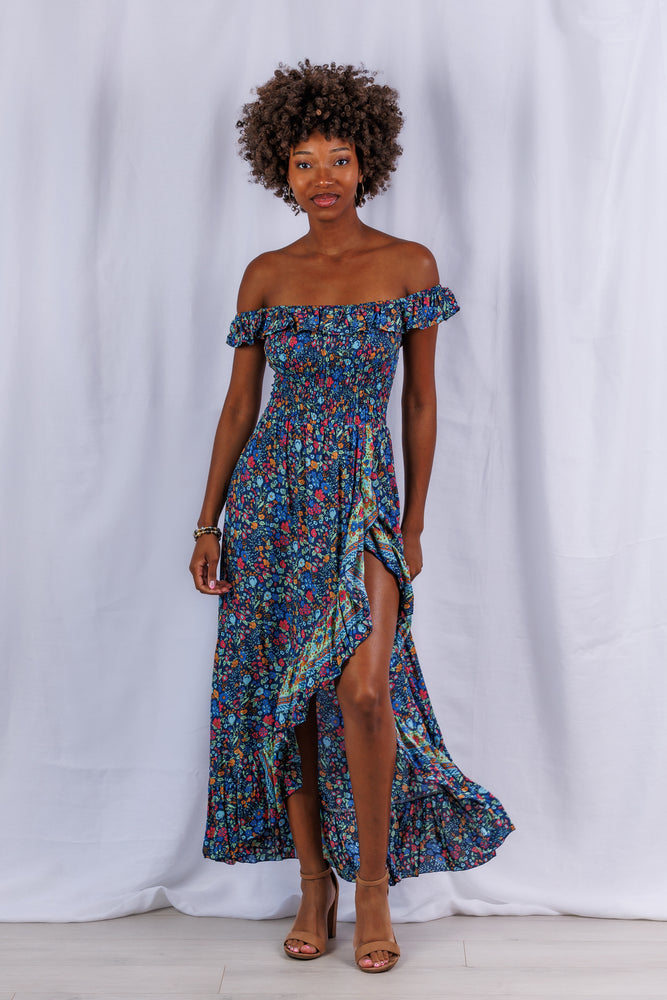 Soleil Maxi Dress in Lagoon