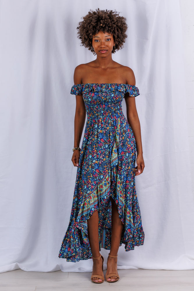 Soleil Maxi Dress in Lagoon