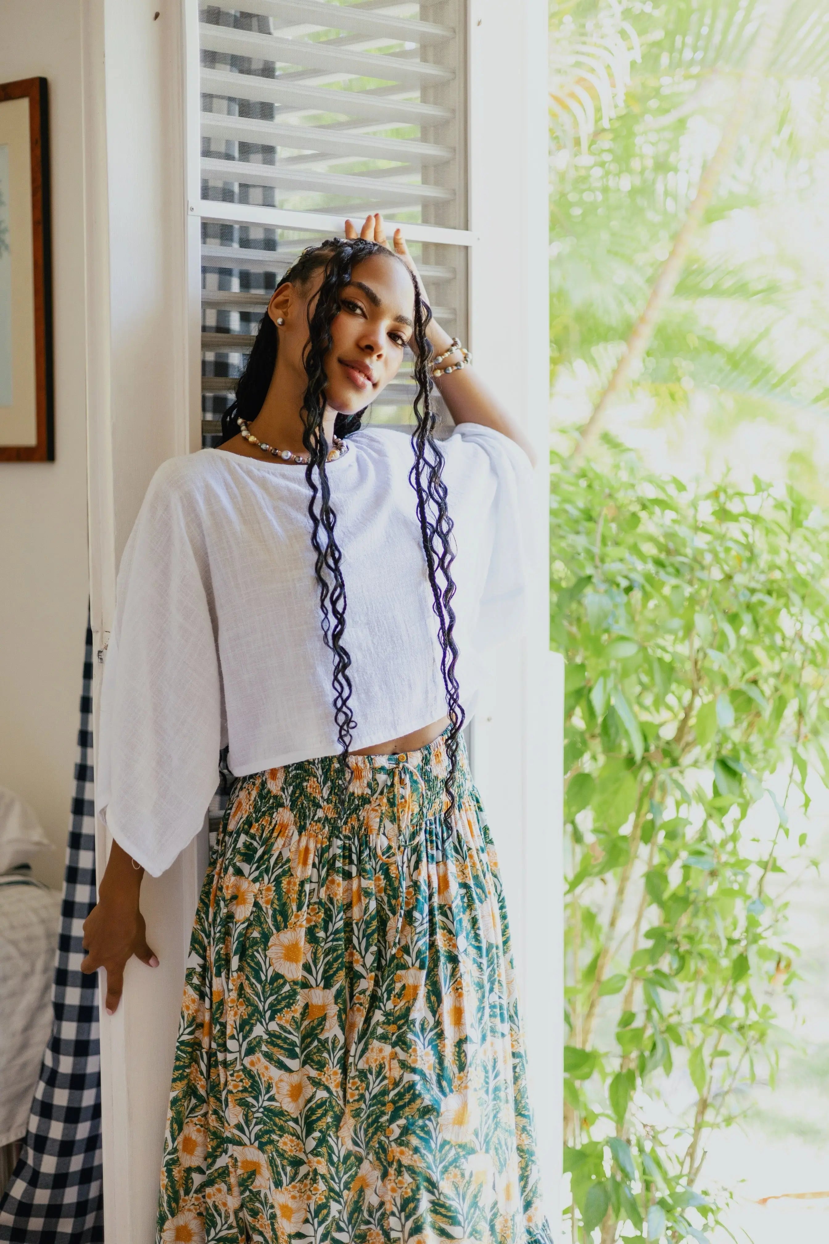 Native Top in White - Sea Lustre – Sea Lustre