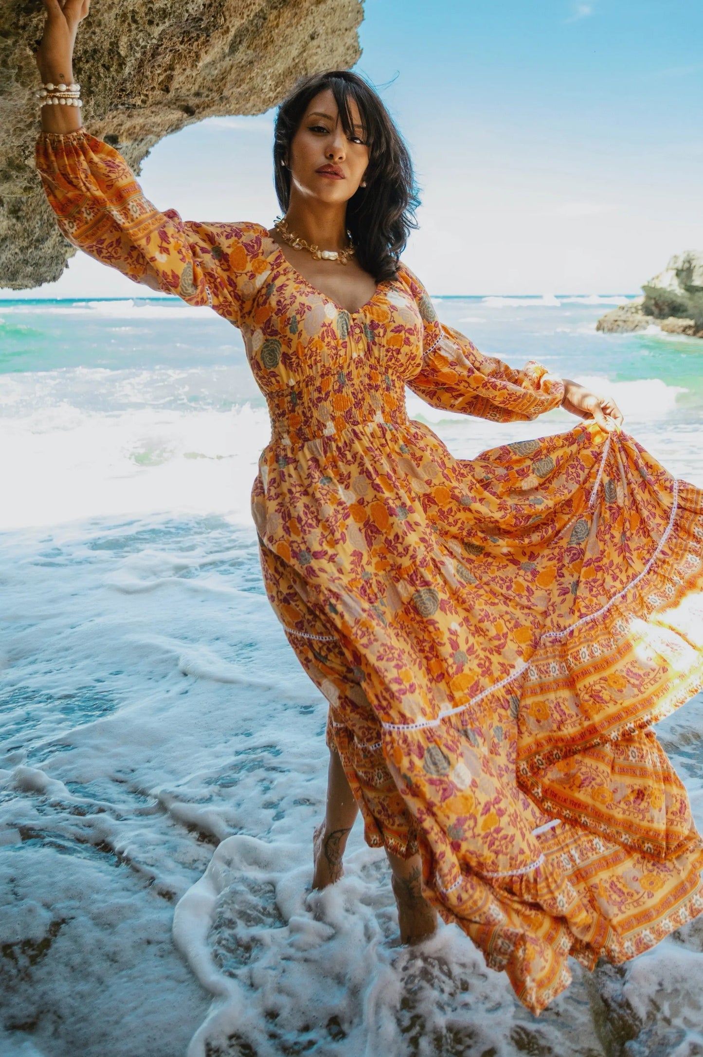 Ella Maxi Dress in Wildflower L/XL Ella Maxi Dress in Wildflower L/XL