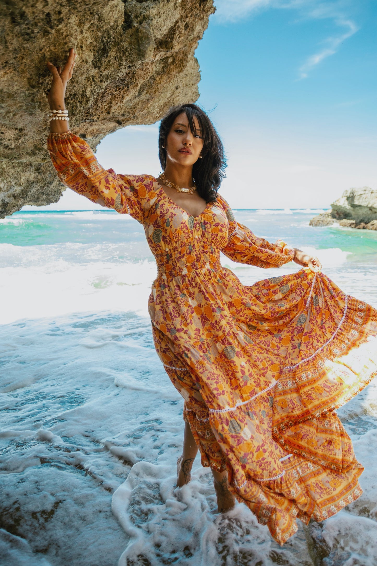 Ella Maxi Dress in Wildflower