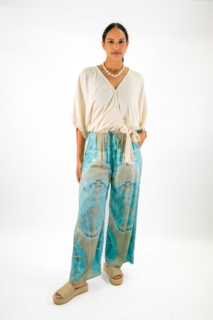 Sawyer Pant in Circle Tie Dye
