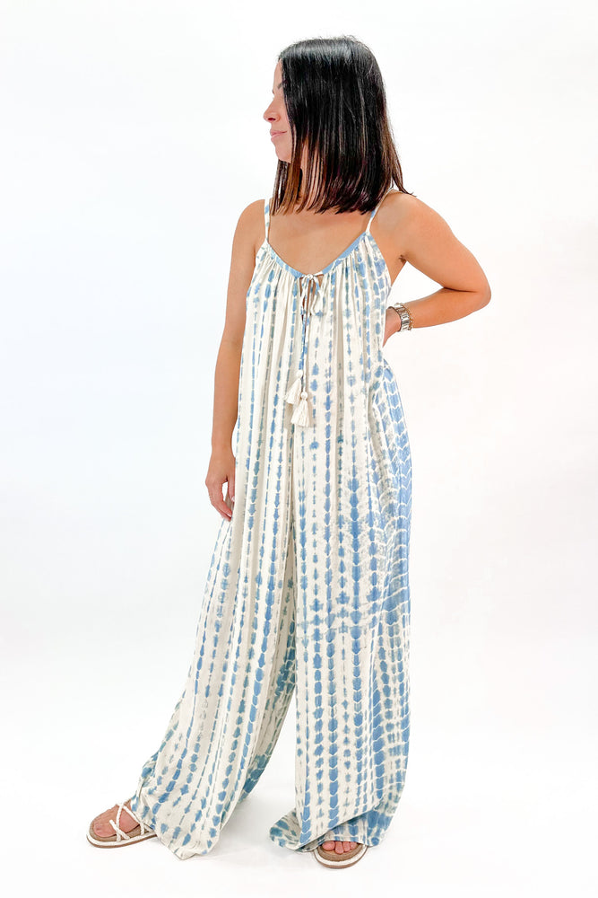 Willa Jumpsuit in Cloud Tie-Dye