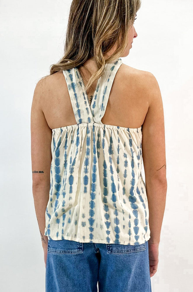 Jetty Halter Top in Cloud Tie-Dye