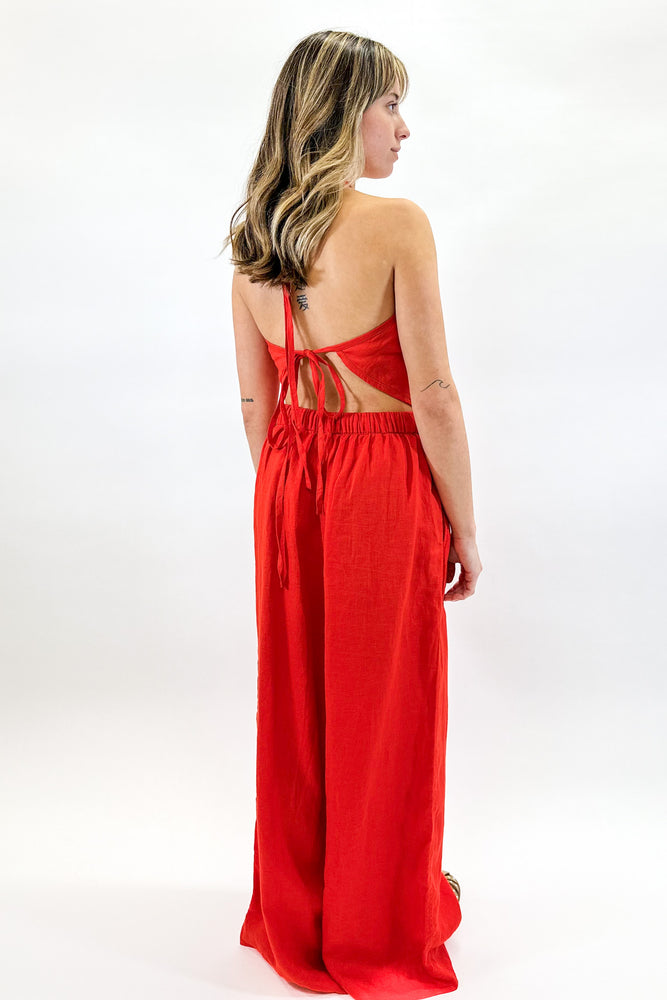 All Day Linen Pant in Cajun
