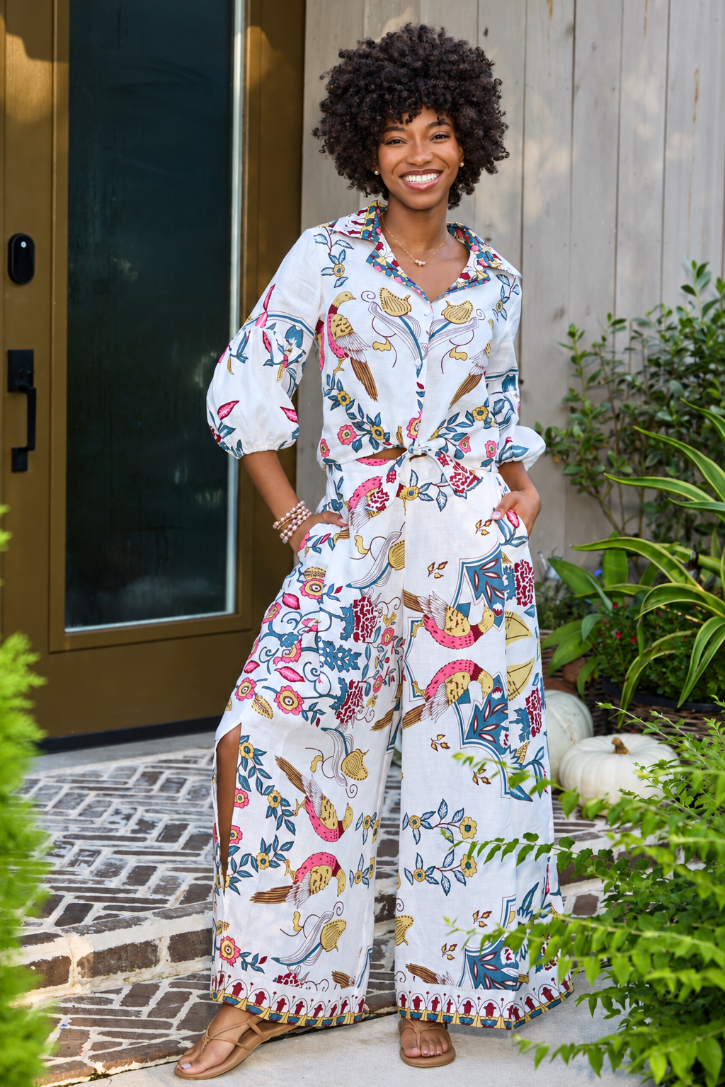 Monaco Pant in Botanical