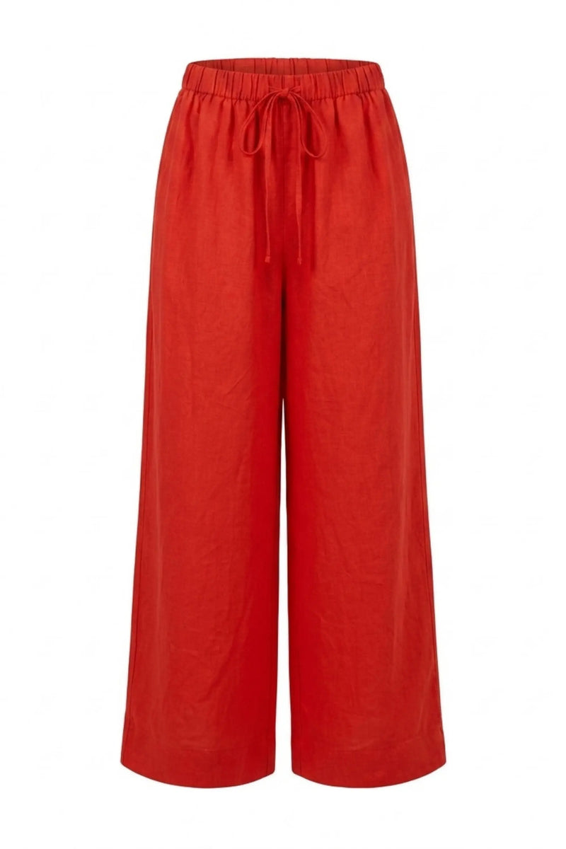 All Day Linen Pant in Cajun Sea Lustre Clothing