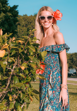 Soleil Maxi Dress in Lagoon