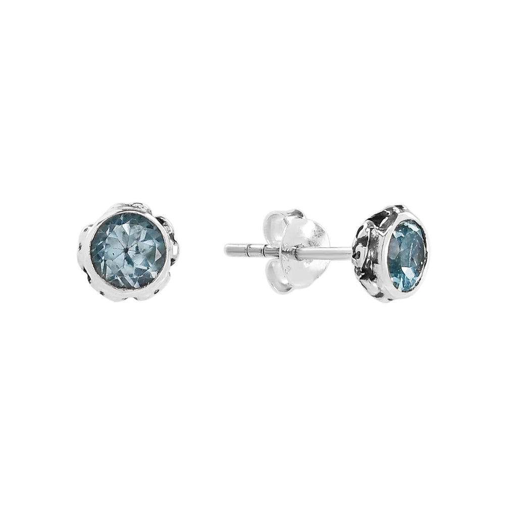 Tulip Gemstone Studs