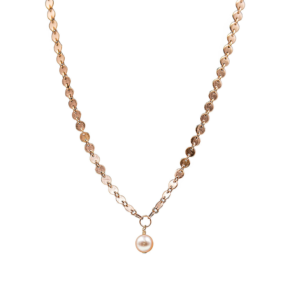 Lea Necklace in Rose Gold