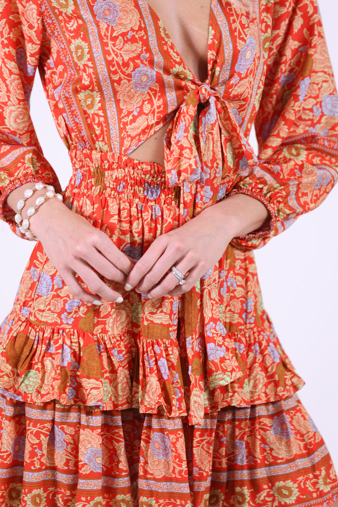 
            
                Load image into Gallery viewer, Lola Dress in Orange Crush
            
        