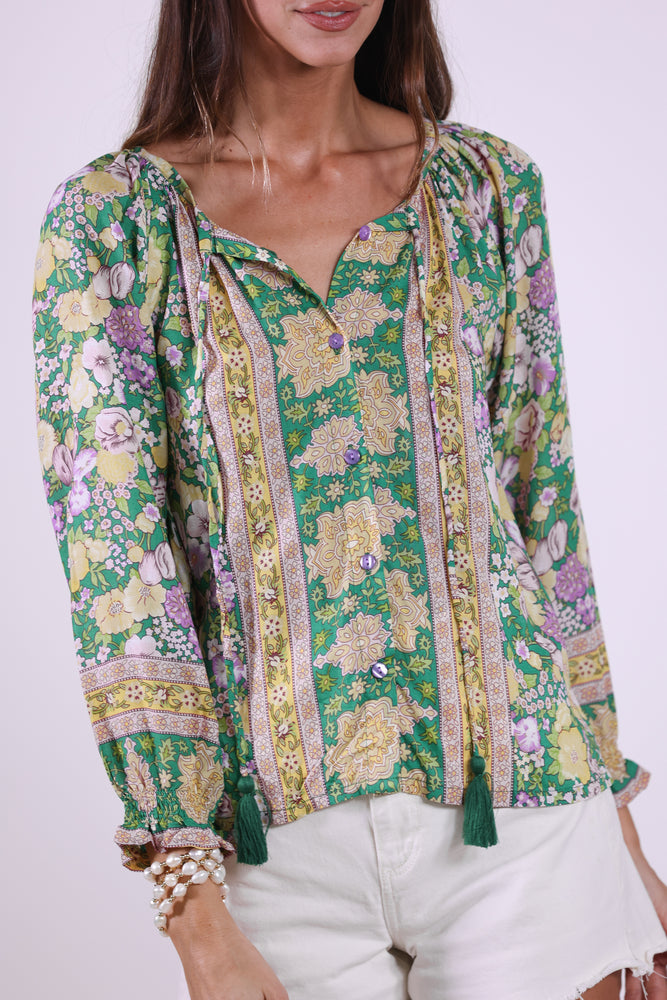 Journey Blouse in Cayman
