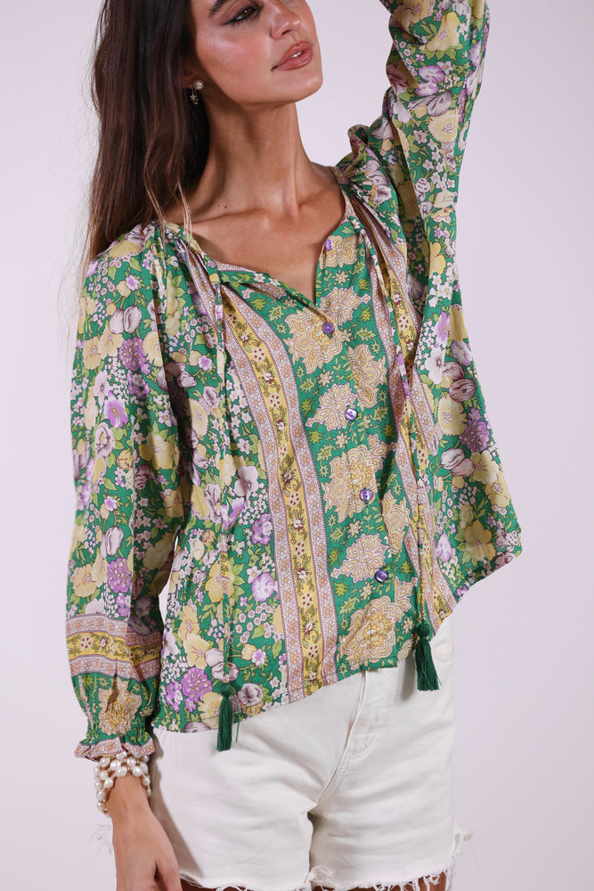 Journey Blouse in Cayman