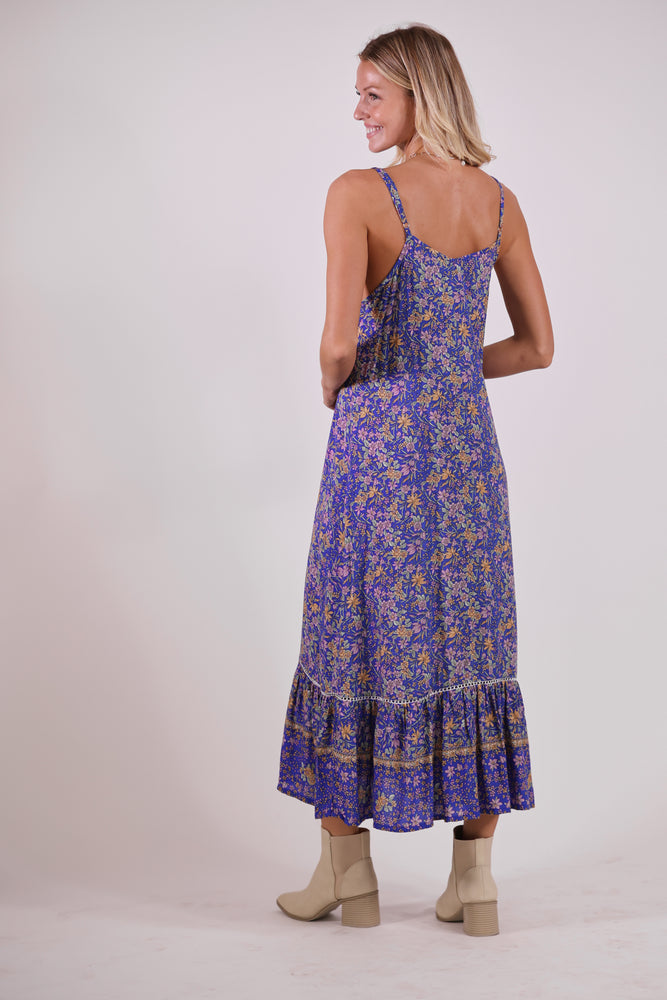 
            
                Load image into Gallery viewer, Day Tripper Slip Dress in Bombay
            
        