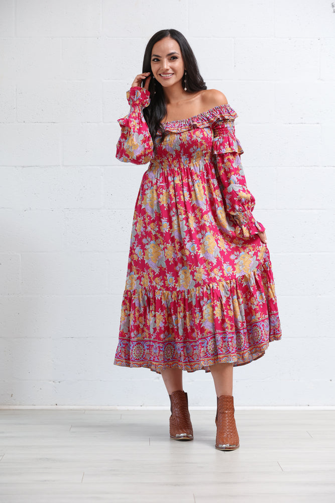 Willow Dress in Peony