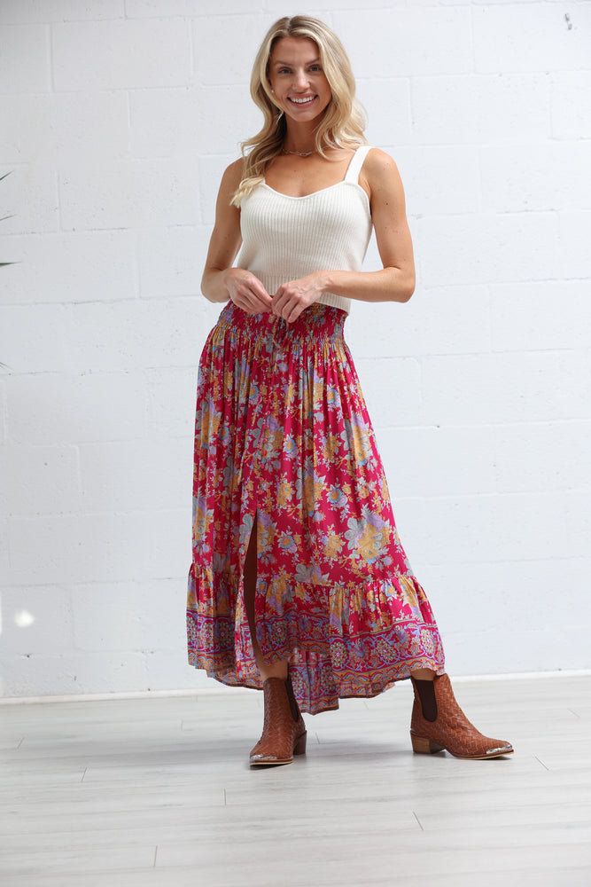 
            
                Load image into Gallery viewer, Drifter Skirt in Peony
            
        