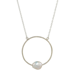 
            
                Load image into Gallery viewer, Infinity Freshwater Pearl Necklace
            
        