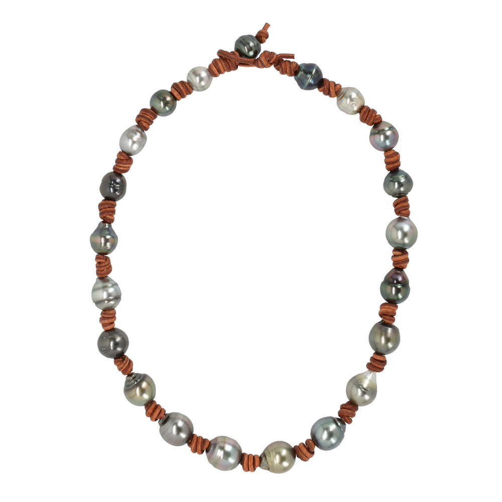 Tahitian Pearl Eternity Necklace