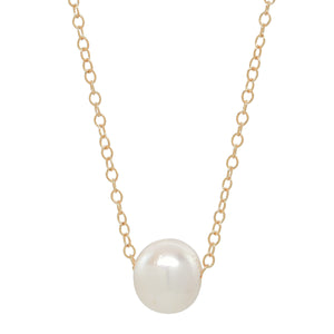 
            
                Load image into Gallery viewer, Mini Freshwater Floating Pearl Necklace
            
        