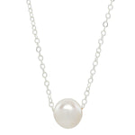 Mini Freshwater Floating Pearl Necklace